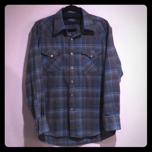 Pendleton - Snap Button Shirt - Size: L